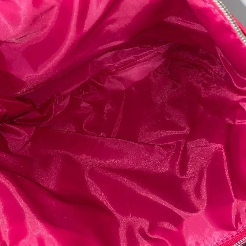 Juicy Couture‎ Women's Bow Shoulder Bag Convertible To Backpack In Raspberry NWT